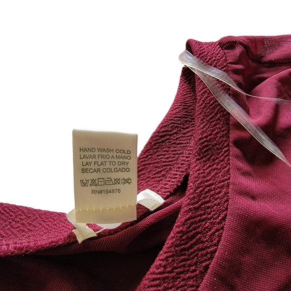 Bozzolo size 2X Color: Burgundy - Picture 4 of 6